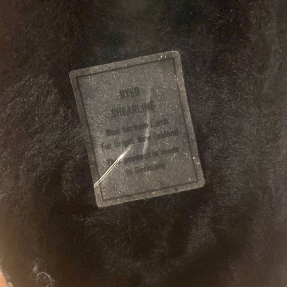 NWT Birkenstock Black Mayari Shearling lined Sandals Leather size 39 8 - Picture 5 of 10